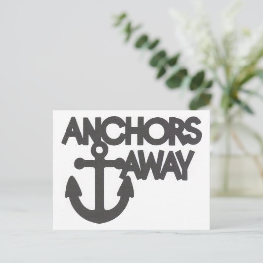 ankers weg briefkaart (Staand voorkant)