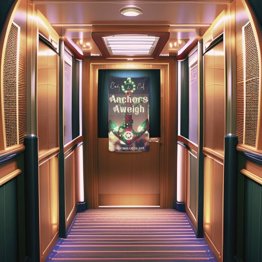 Ankers weg Kerstmis Cruise Spandoek