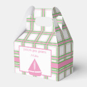 Ankers weg meisje nautische Baby shower Bedankdoosjes (Achterkant)