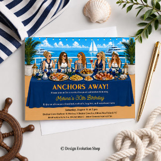 Ankers Weg Nautical Cruise Brunch Tafel Kaart