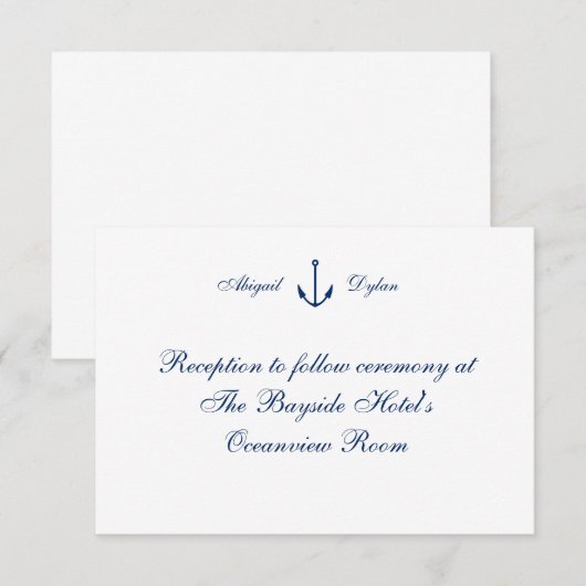 "Ankers Weg" Ontvangstkaarten Kaart (Voorkant / Achterkant)