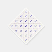 Ankers Weg Rood Wit Blauw Servet (Hoek)