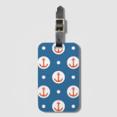 AnkerStippen Bagagelabel (Voorkant (verticaal))
