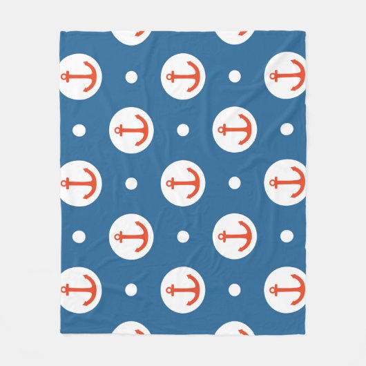 AnkerStippen Fleece Deken (Voorkant)