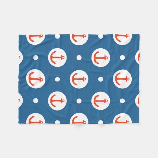 AnkerStippen Fleece Deken (Voorkant (Horizontaal))