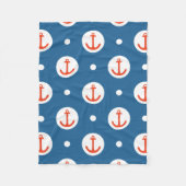 AnkerStippen Fleece Deken (Voorkant)