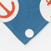 AnkerStippen Fleece Deken (Hoek)