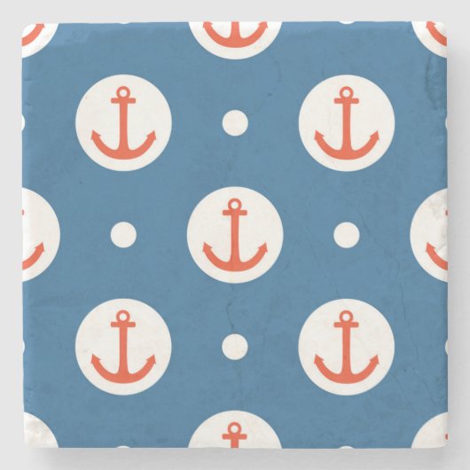 AnkerStippen Stenen Onderzetter (Voorkant)