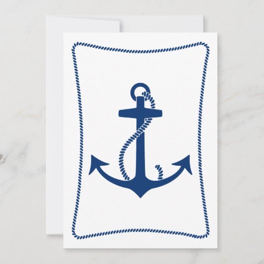 Ankeruitnodigingen Kaart (Voorkant)