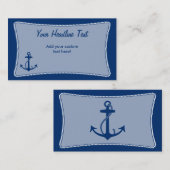 AnkerVisitekaartje Visitekaartje (Voorkant / Achterkant)