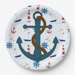 Ankervuurtoren, drukpapier, borden papieren bordje