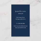 Ankerwaterverf nautisch visitekaartje (Achterkant)