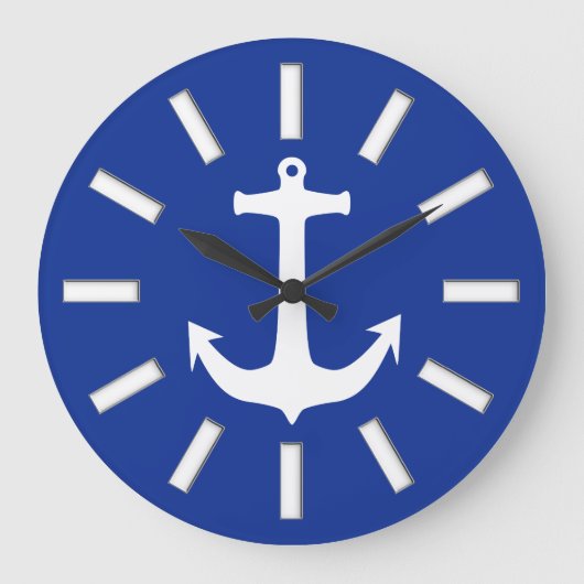 Ankerwit + uw achtergrond en ideeën grote klok (Voorkant)