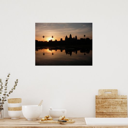 ankgor wat reflecteert poster (Keuken)