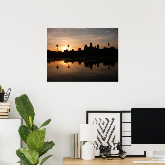 ankgor wat reflecteert poster (Thuiskantoor)