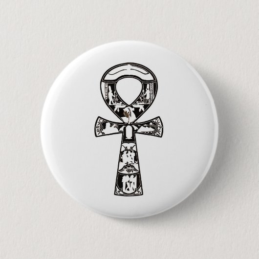 Ankh 1 ronde button 5,7 cm (Voorkant)