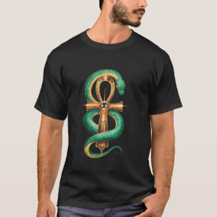 Ankh Alles Ziende Oog Oude Egyptische Mythologie S T-shirt