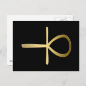 Ankh cross Egyptisch symbool Briefkaart (Voorkant / Achterkant)