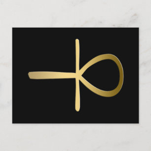 Ankh cross Egyptisch symbool Briefkaart