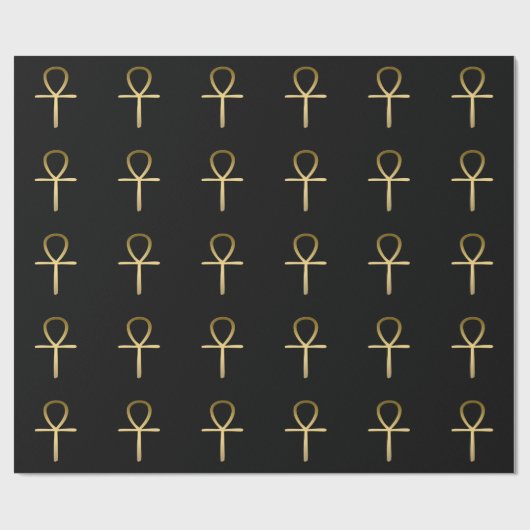 Ankh cross Egyptisch symbool Cadeaupapier (Vlak)