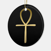 Ankh cross Egyptisch symbool Keramisch Ornament (Links)