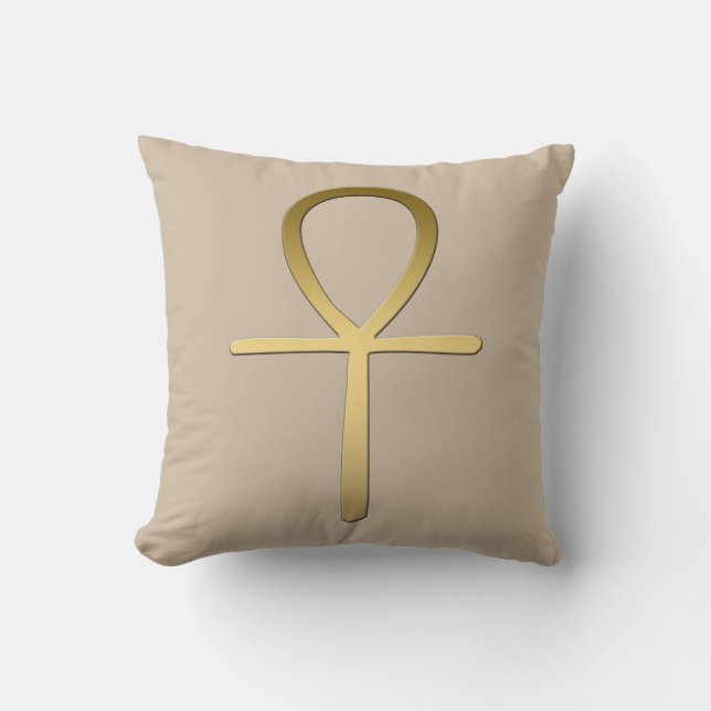 Ankh cross Egyptisch symbool Kussen (Voorkant)
