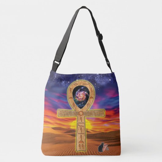 Ankh Crossbody Tas (Achterkant)