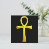 ANKH CRUX ANSATA EGYPTIAN CROSS KAART (Staand voorkant)