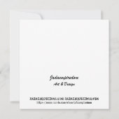 ANKH CRUX ANSATA EGYPTIAN CROSS KAART (Achterkant)