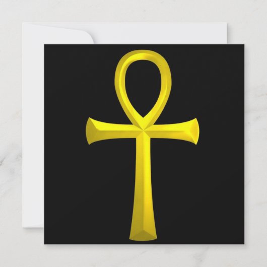 ANKH CRUX ANSATA EGYPTIAN CROSS KAART (Voorkant)