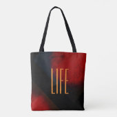 Ankh Egyptian Hieroglyphs Tote Bag (Achterkant)
