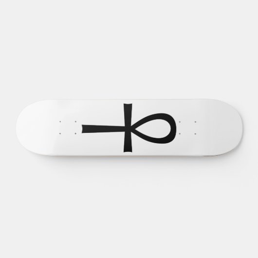 Ankh Egyptian Life Symbol Persoonlijk Skateboard (Horizontaal)