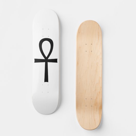 Ankh Egyptian Life Symbol Persoonlijk Skateboard (Voorkant)