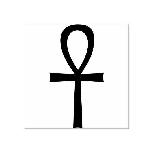 Ankh Egyptian Life Symbol Rubberstempel (Afrduk)