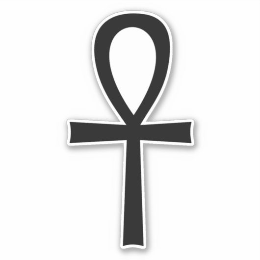 Ankh Egyptian Life Symbol Sticker (Voorkant)