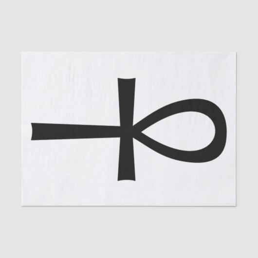 Ankh Egyptian Life Symbol Tissuepapier (Voorkant)