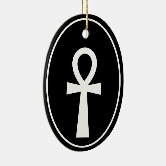 Ankh Egyptisch symbool Keramisch Ornament (Rechts)