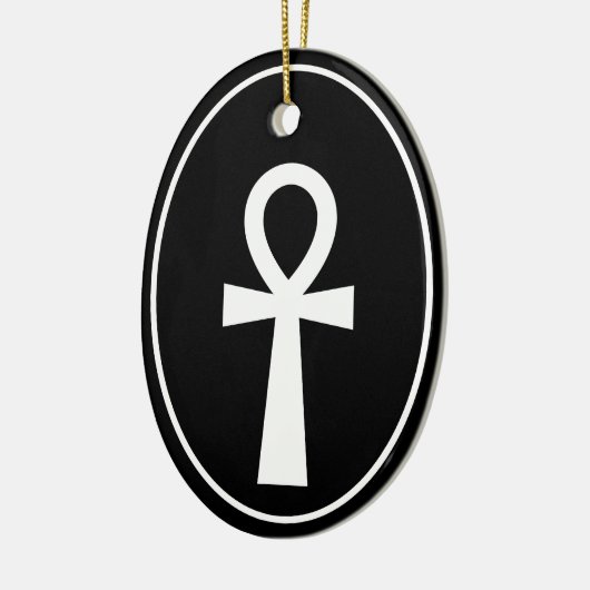 Ankh Egyptisch symbool Keramisch Ornament (Links)