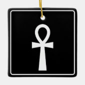 Ankh Egyptisch symbool Keramisch Ornament (Voorkant)