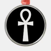 Ankh Egyptisch symbool Metalen Ornament (Voorkant)