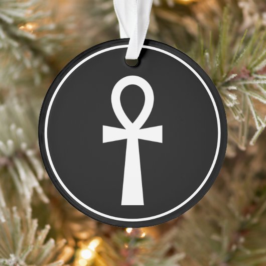 Ankh Egyptisch symbool Ornament (Boom)