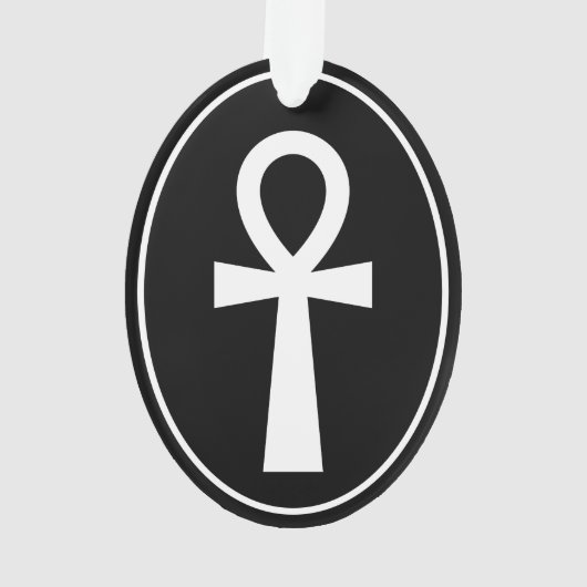 Ankh Egyptisch symbool Ornament (achterkant)