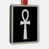 Ankh Egyptische hiëroglief Metalen Ornament (Rechts)