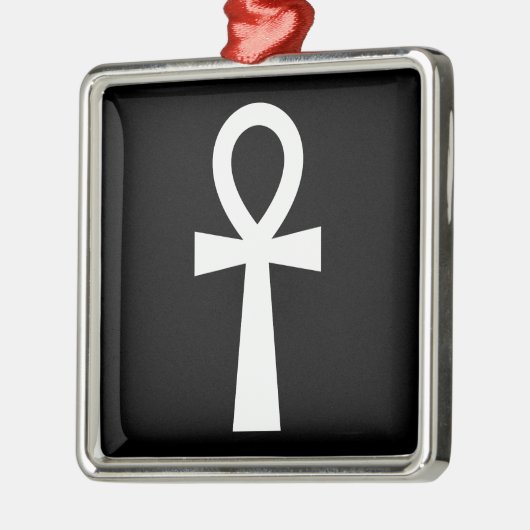 Ankh Egyptische hiëroglief Metalen Ornament (Links)