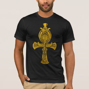 Ankh Eye of Horus Ancient Egyptian Sacred Symbol T-shirt