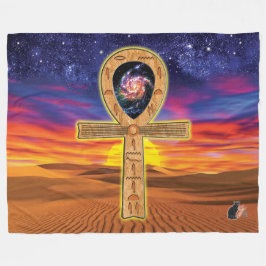 Ankh Fleece Blanket Deken