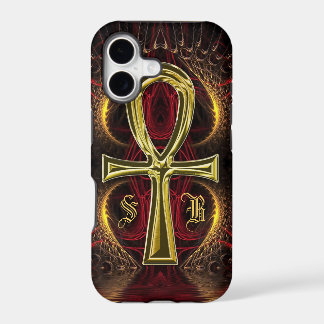 Ankh Gold Goddess Aangepaste naam Gold Ankh