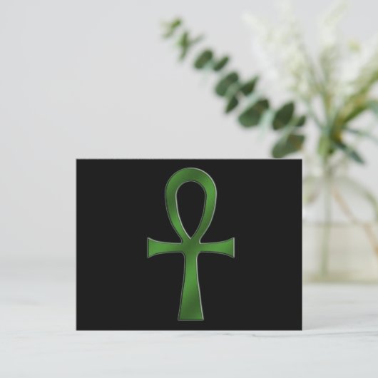 Ankh Green Briefkaart (Staand voorkant)