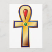 Ankh- het Oude Egyptische Symbool van het Leven Briefkaart (Voorkant)