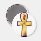 Ankh - Het oude Egyptische symbool van het leven Magneet (Voorkant / Achterkant)